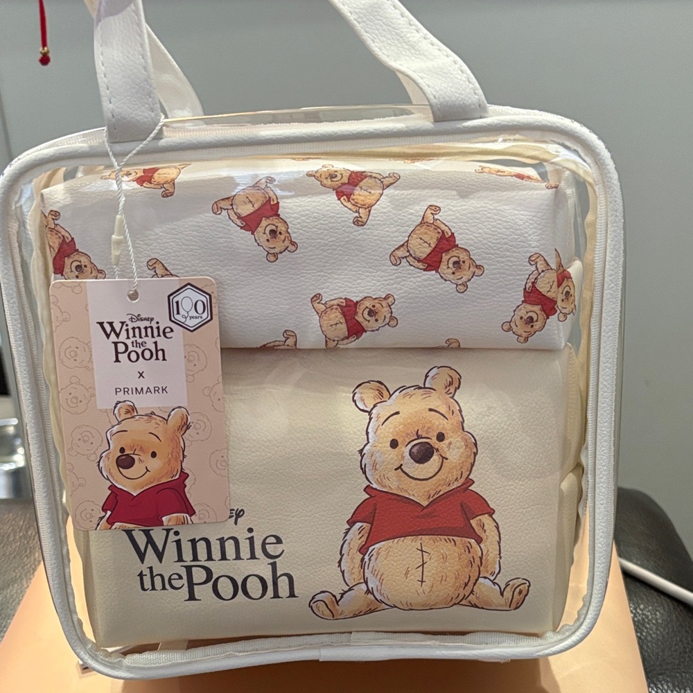 Disney x Primark Winnie the Pooh Travel Bags Cosmetic Bags - NWT
